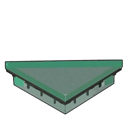 Glass Triangular Foundation
